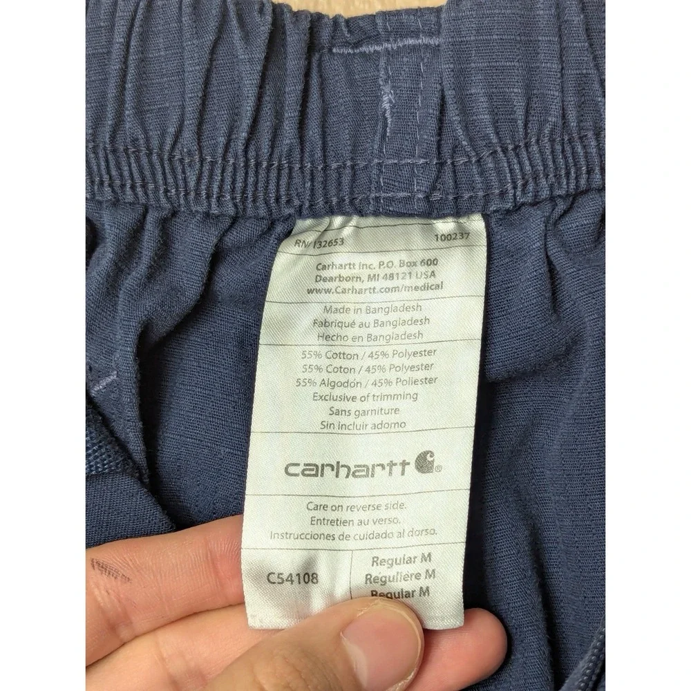 Carhartt C54108 Ripstop Cargo Pants Blue Mens M 34x28.5‎ Utility Work